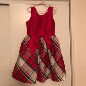 Plaid holiday dress